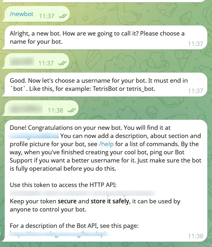 创建机器人的对话全程