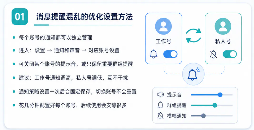 消息提醒混乱的优化设置方法